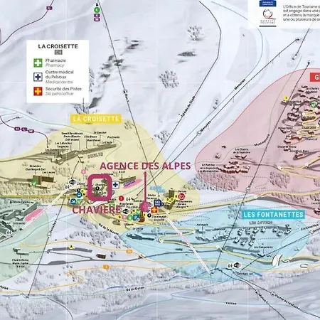 شقة Chaviere - 4 Pers A La Croisette - Vue Sur Les Pistes - Acces 3 Vallees Mae-5464 سان-مارتن-دي-بيفيل